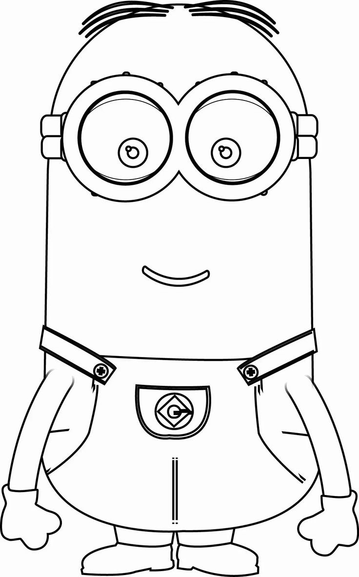 Minion coloring pages printablepdf for kids