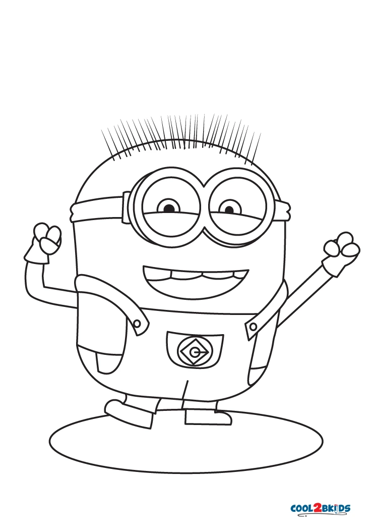 Free printable minion coloring pages for kids