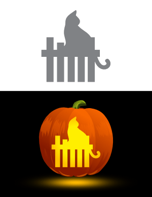 Free printable animal pumpkin stencils page