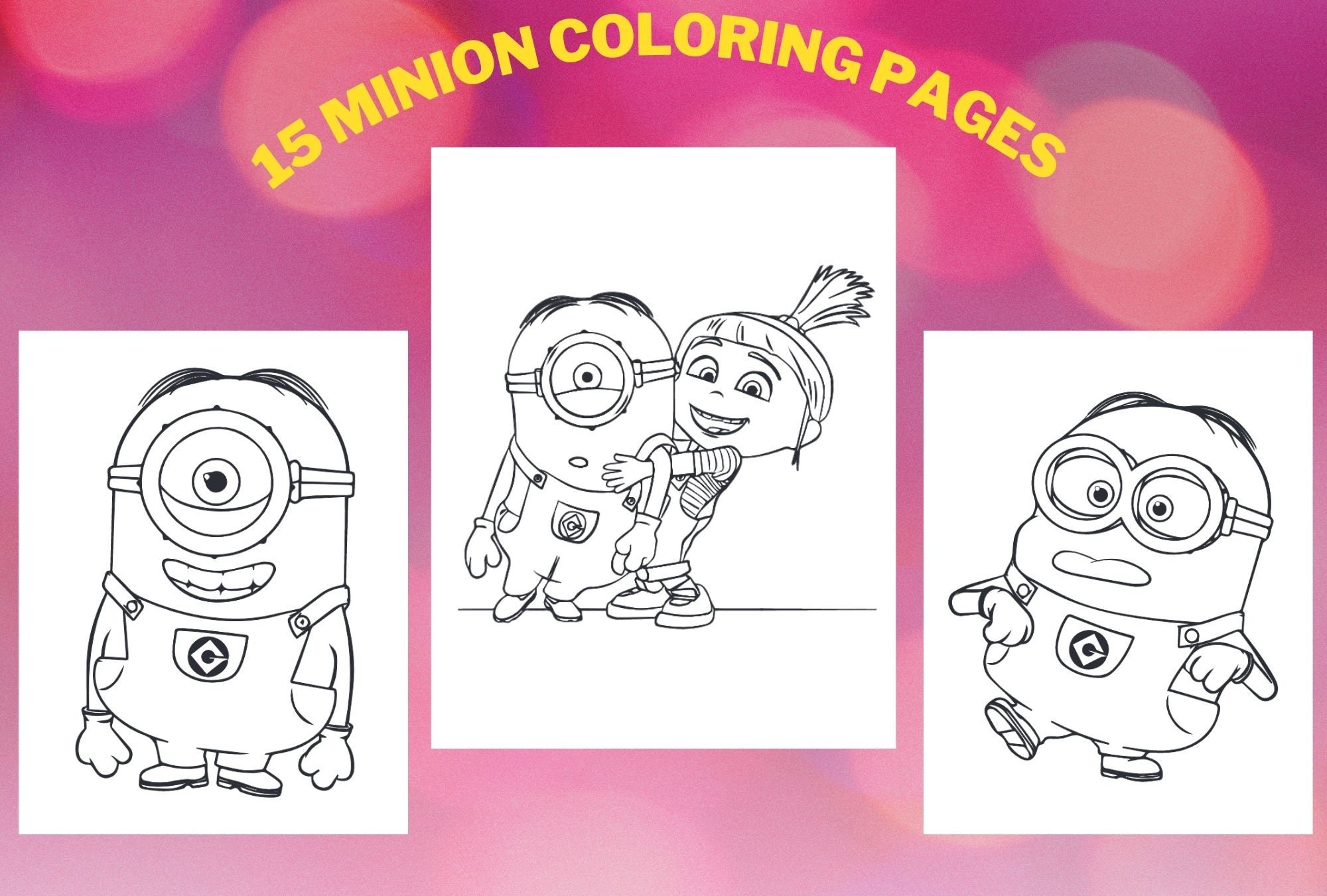 Minion coloring book minion pictures to print for childrens coloring books for boys girls
