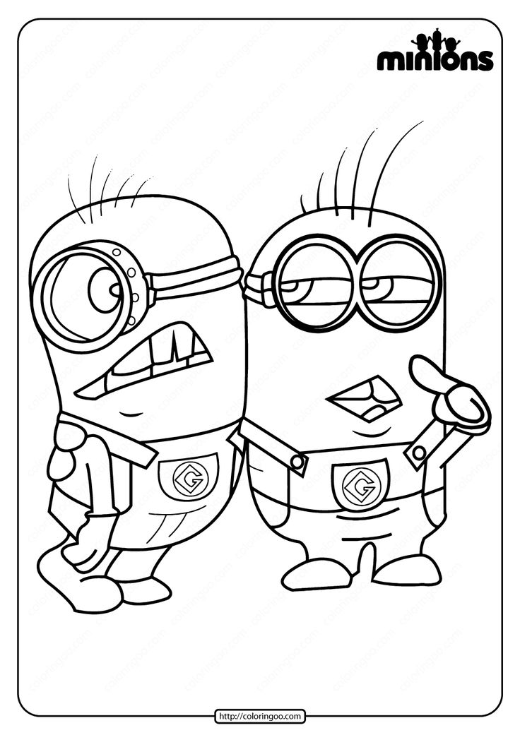 Printable minions pdf coloring pages minions coloring pages minion coloring pages minion stencil