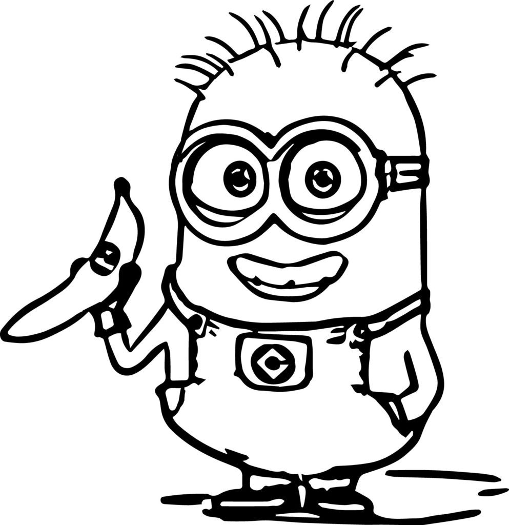 Minion coloring pages