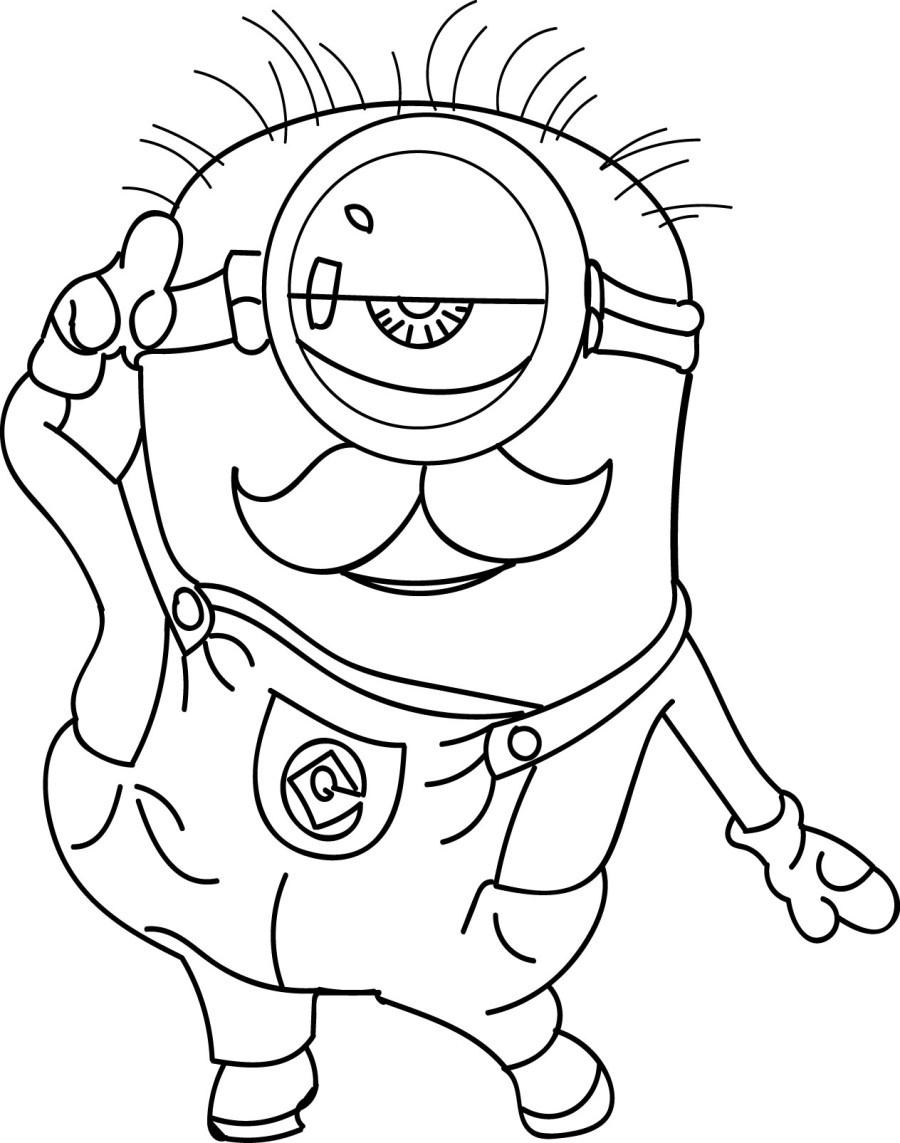 Minion coloring pages