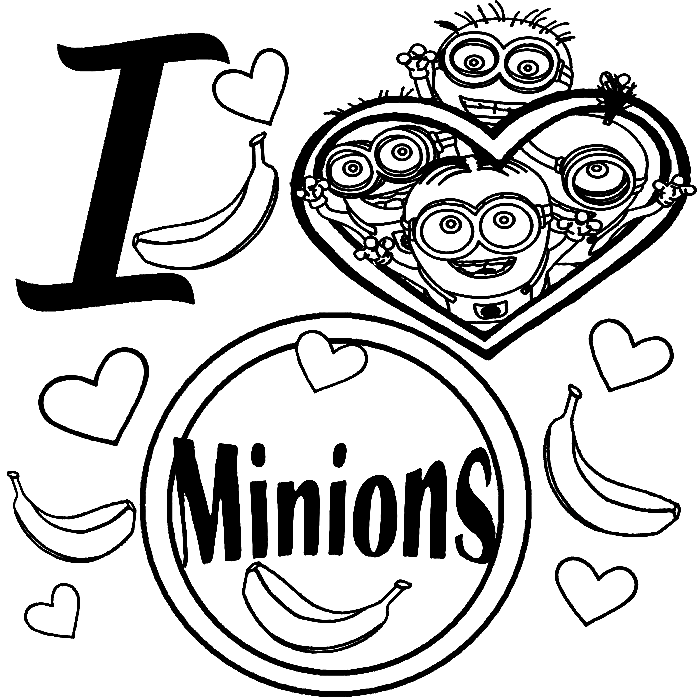 Minion coloring pages printable for free download