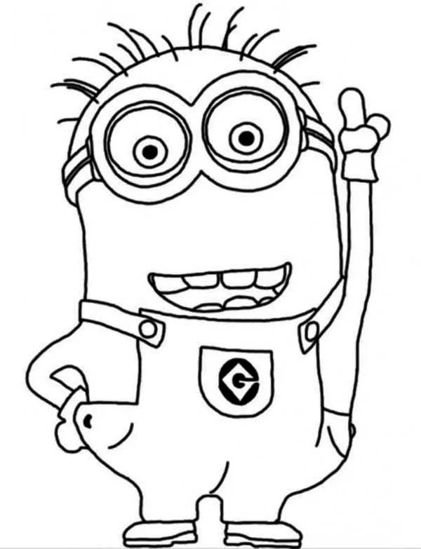 Minion coloring pages printablepdf for kids