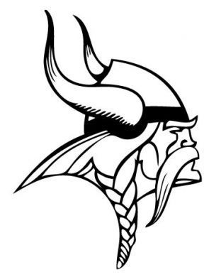 Vikings coloring page