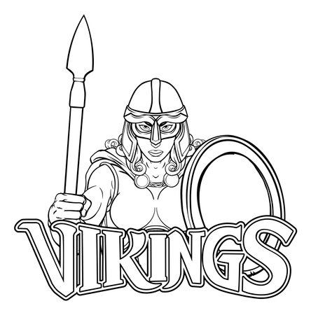 Minnesota vikings stock vector illustration and royalty free minnesota vikings clipart