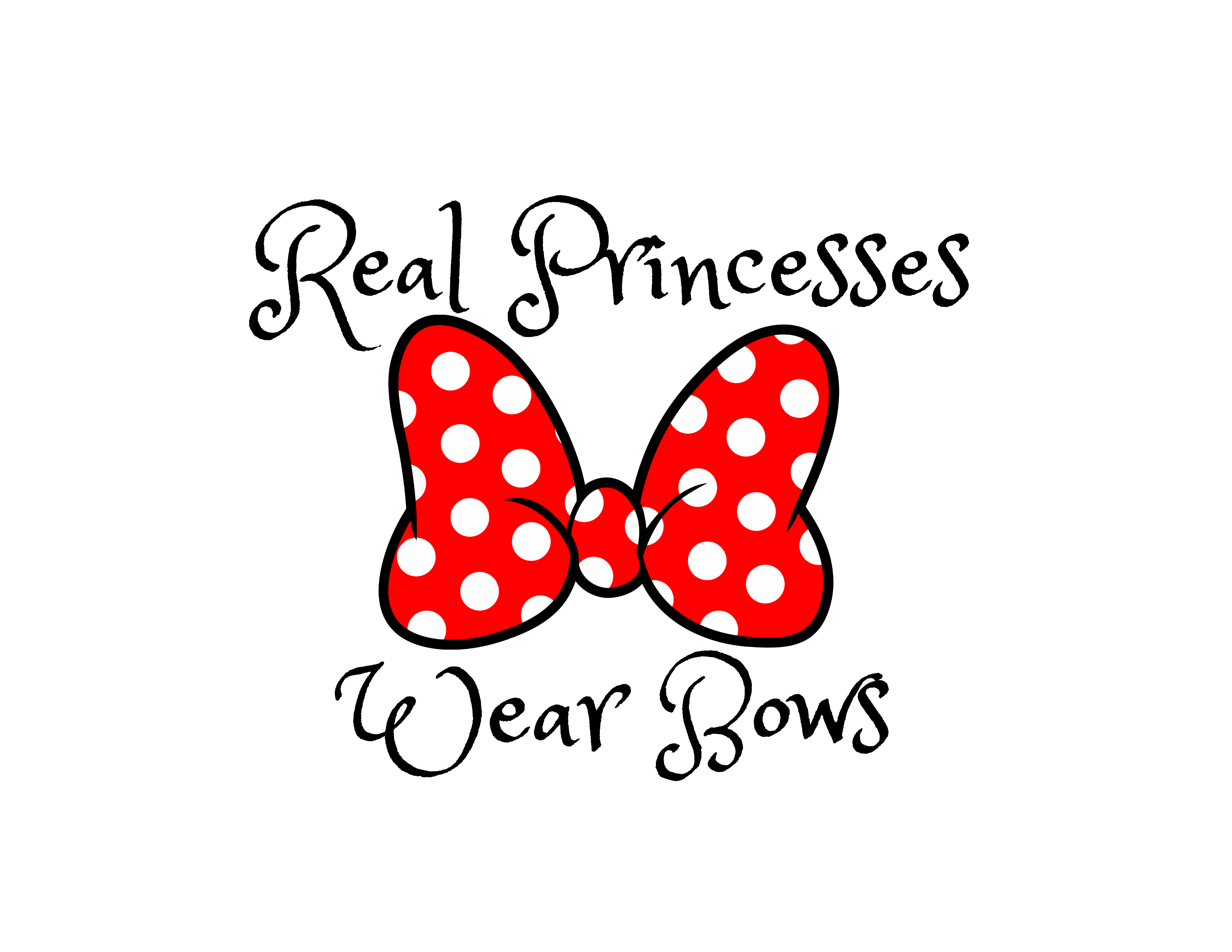 Free minnie mouse bow printable wall art