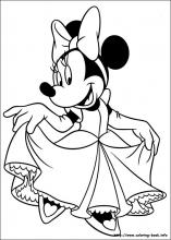 Minnie mouse coloring pages on coloring