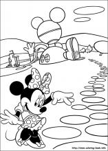 Minnie mouse coloring pages on coloring