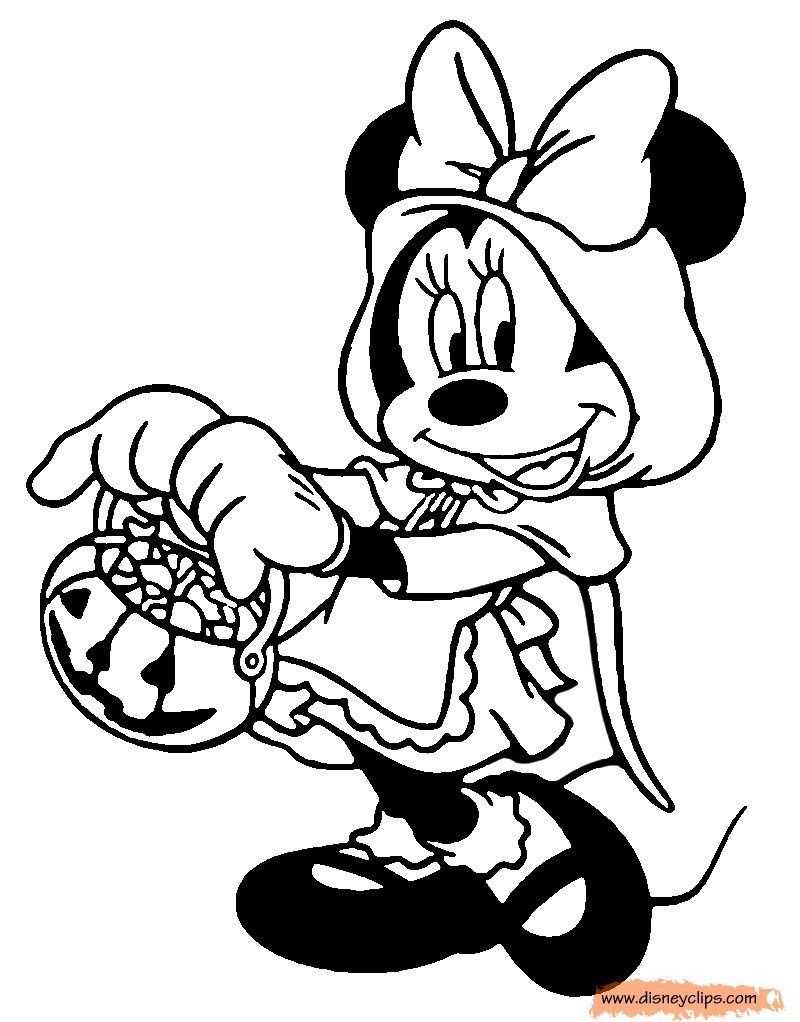 Minnie mouse coloring pages minnie mouse coloring page halloween mickey as a cowboy disney pages