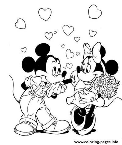 Minnie mouse coloring pages