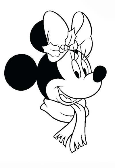 Minnie mouse coloring pages