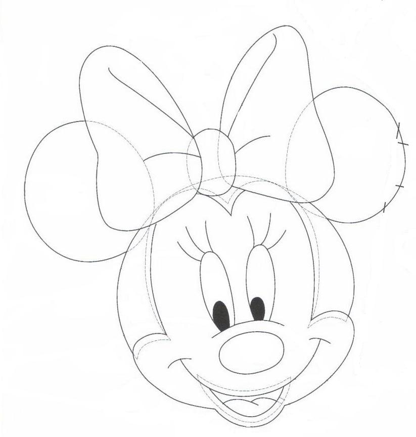 Moldes de minnie mouse