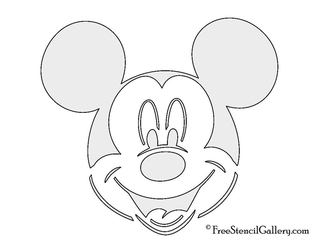 Mickey mouse stencil free stencil gallery