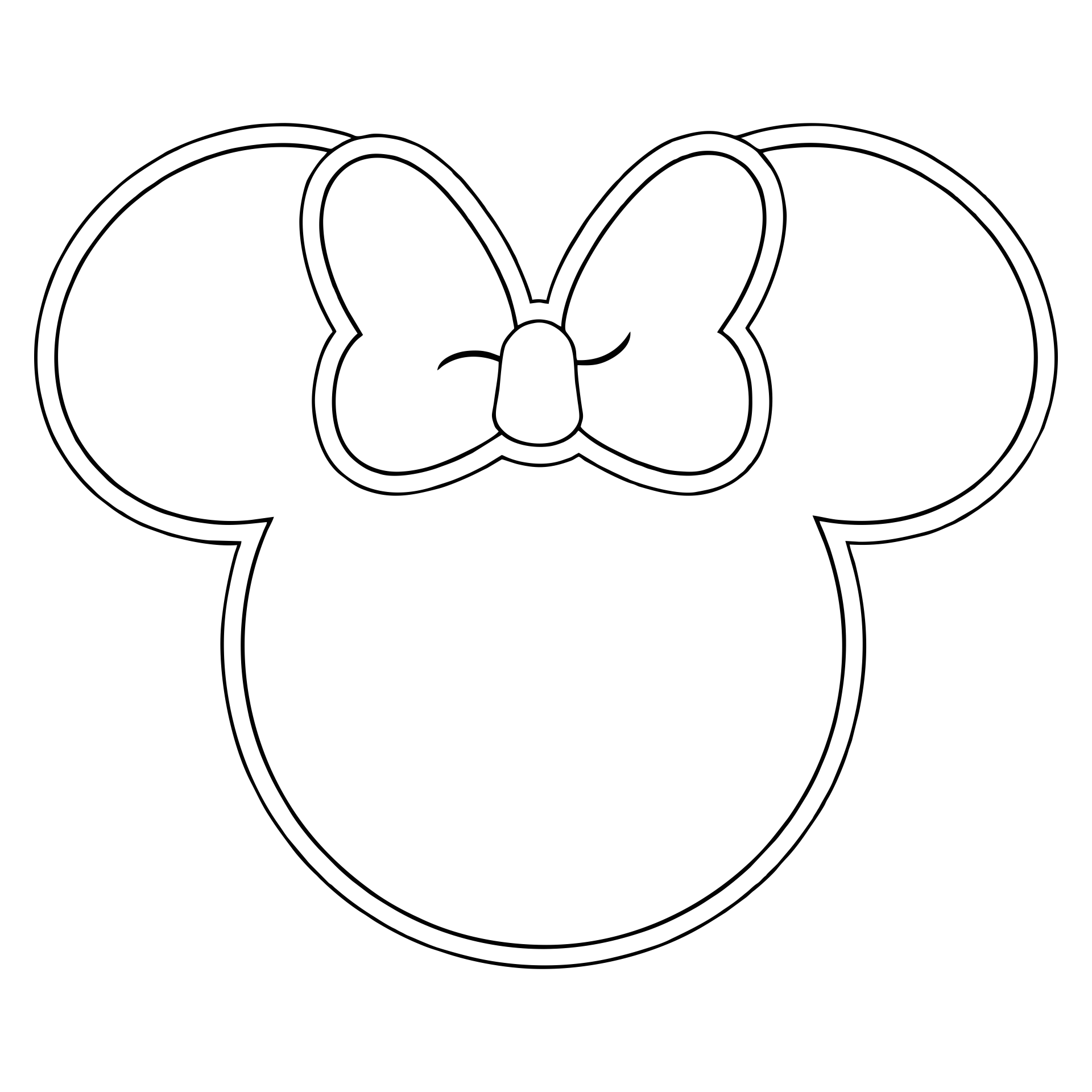 Minnie mouse printable template minnie mouse pumpkin stencil minnie mouse printables minnie mouse coloring pages