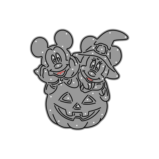 Halloween pumpkin mickey minnie mouse cutting dies stencils for diy scrapbooking decora embossing handcraft die cutting template