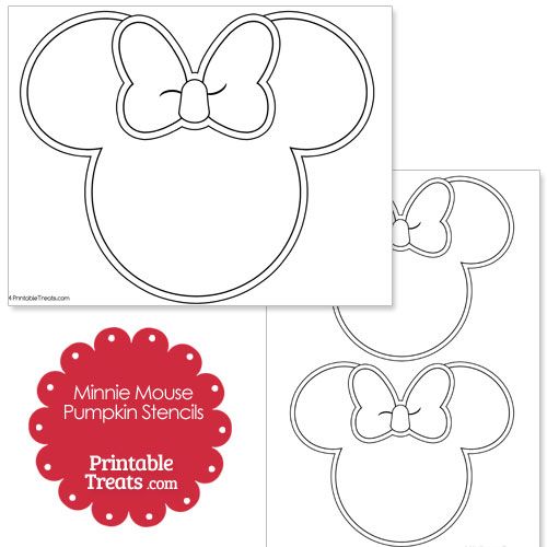 Printable minnie mouse pumpkin stencils minnie mouse pumpkin minnie mouse pumpkin stencil pumpkin stencil