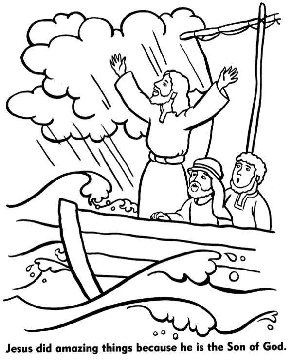 Free jesus coloring pages for kids