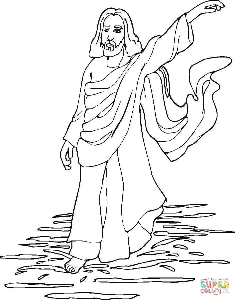 Miracles of jesus coloring page free printable coloring pages