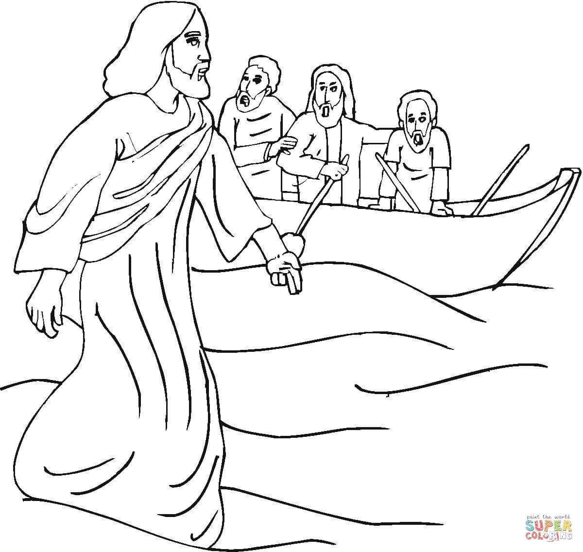 Miracle coloring page free printable coloring pages