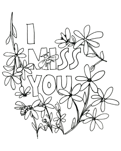 Free coloring greeting card printables â patricia fk