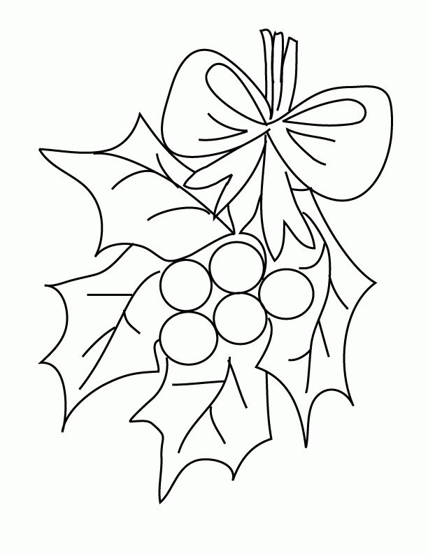 Mistletoe coloring page christmas coloring pages christmas coloring sheets mistletoe drawing