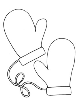 Mittens printable coloring page by mrshamisartroom tpt