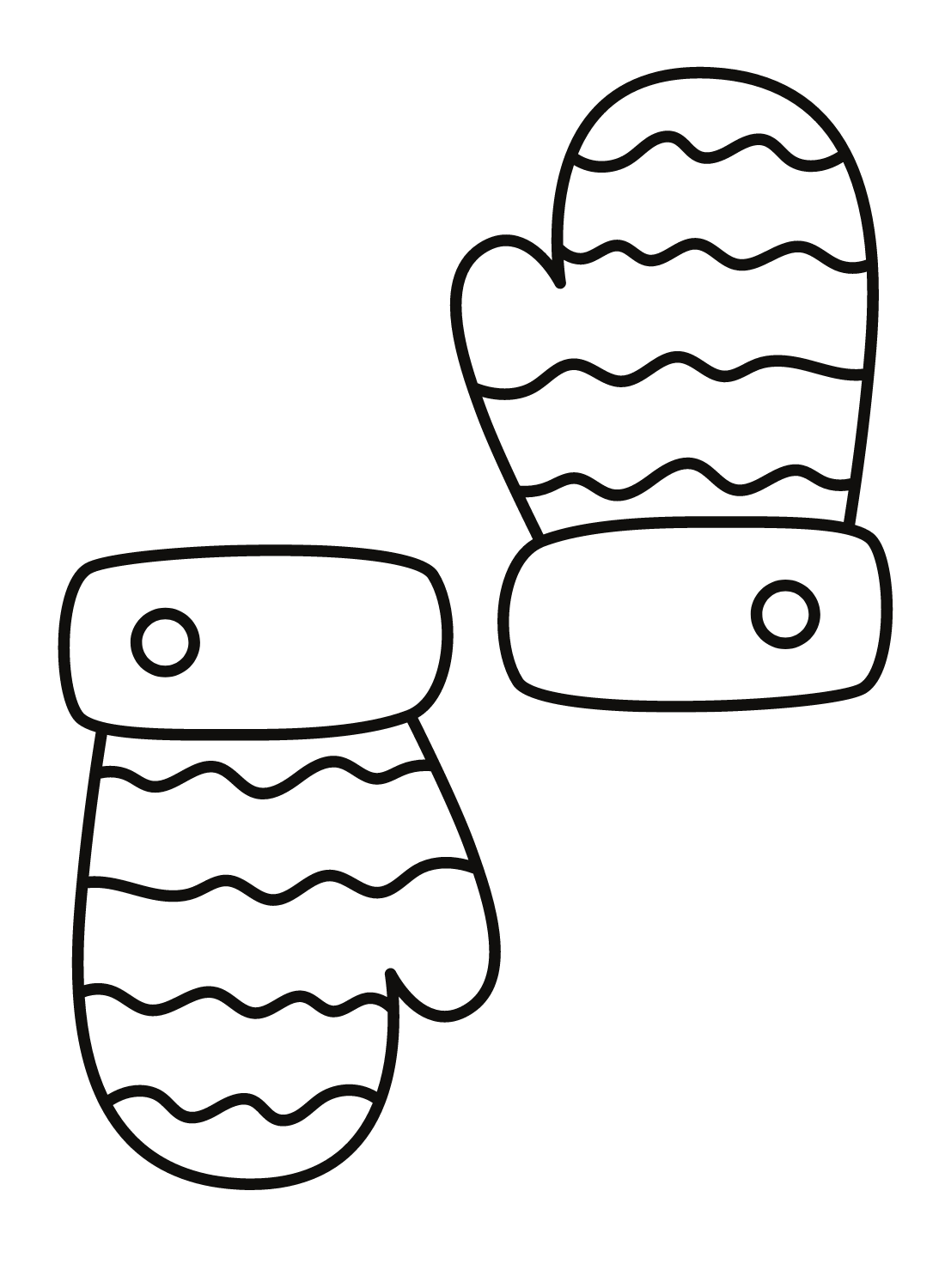 Mittens coloring pages printable for free download