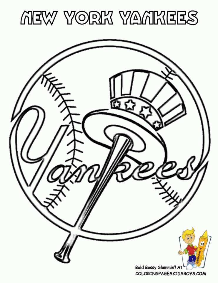 Get this major league baseball coloring pages printable