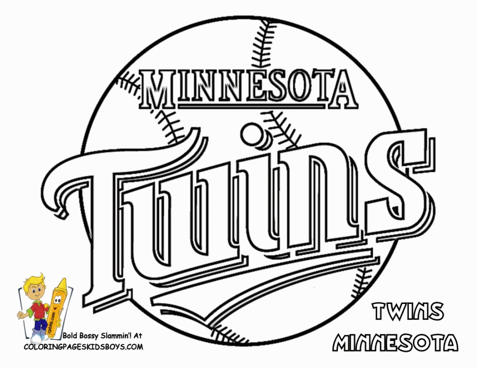 Get this major league baseball coloring pages for kids