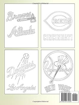 Sporty color mlb team logo coloring page a coloring book featuring mlb team logo high quality images for all ages color sporty books