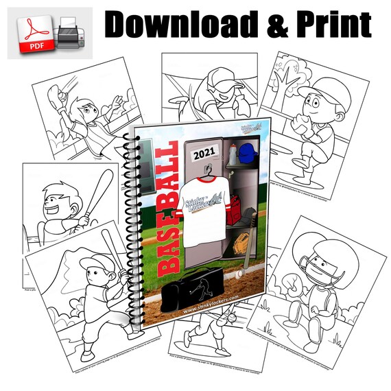 Baseball coloring pages printable baseball coloring sheets and reduce screen time and stress with our fun kids activity color sheets