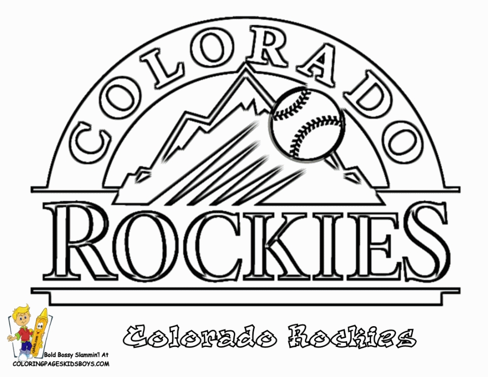 Get this major league baseball coloring pages printable