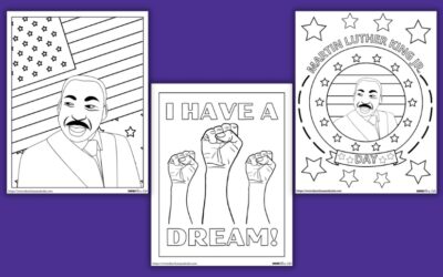 Free printable martin luther king jr coloring sheets