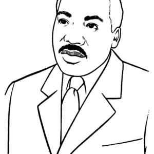 Martin luther king jr coloring pages printable for free download