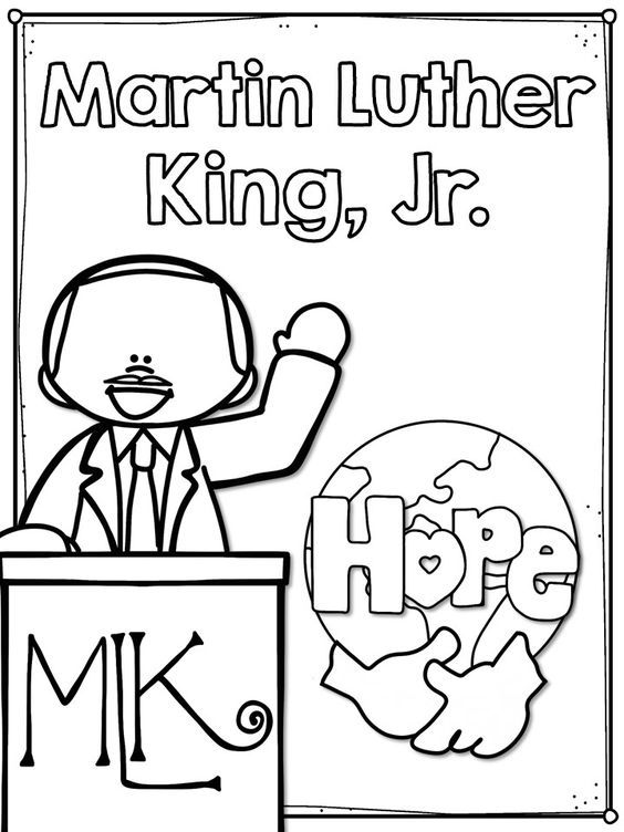 Printable coloring pages martin luther king worksheets martin luther king jr worksheets martin luther king jr activities