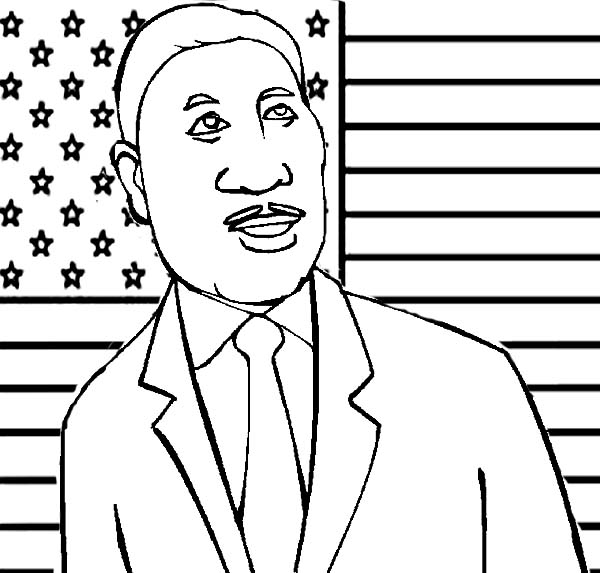 Martin luther king jr coloring pages and worksheets