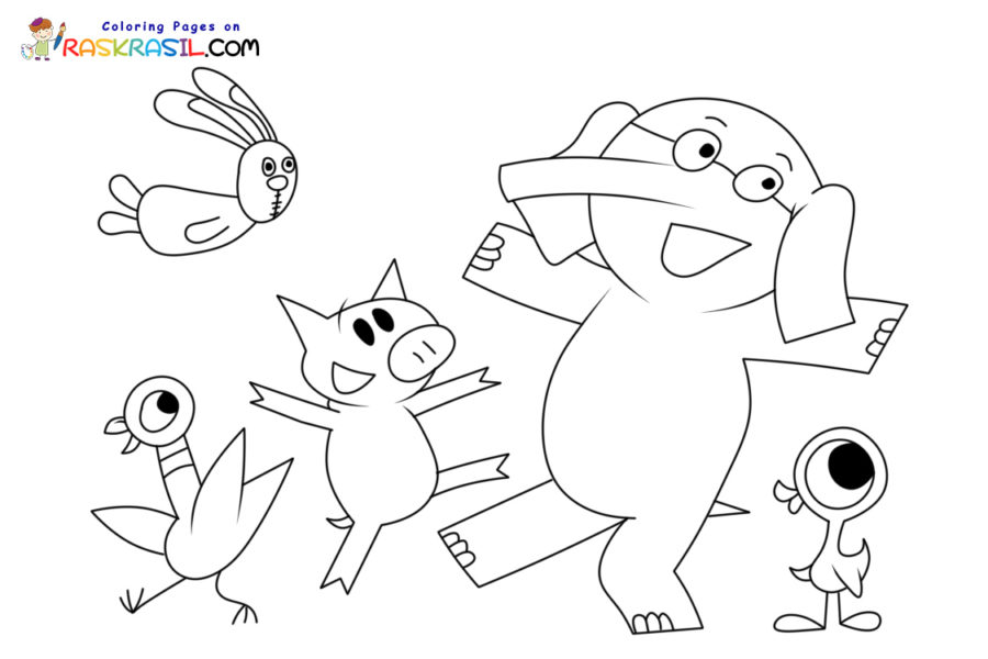 Mo willems coloring pages