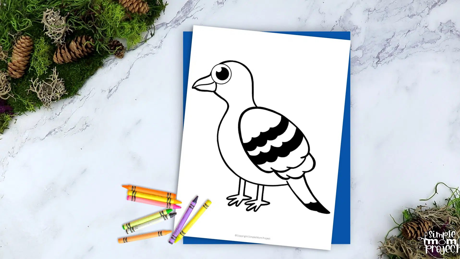 Free printable pigeon template â simple mom project