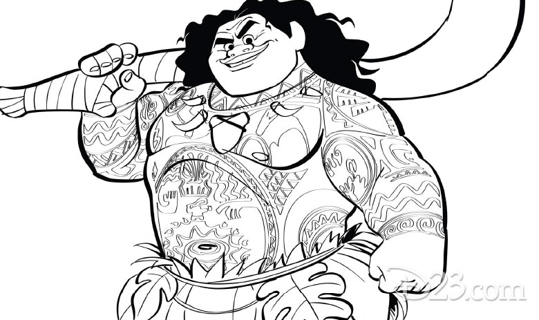 Youll love these printable moana coloring pages