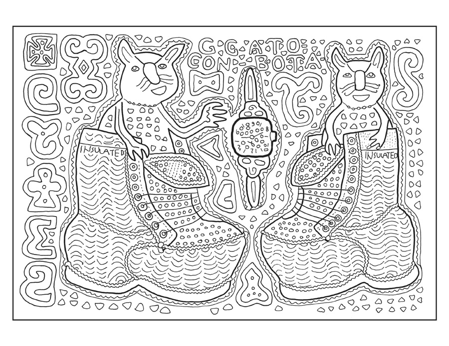 Mola designs patterns from panama coloring book by museum of international folk art adult colouring book