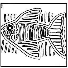 Mola coloring sheet sustainable art camping art mola