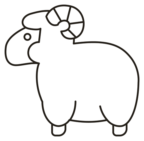 Ram coloring page free printable coloring pages