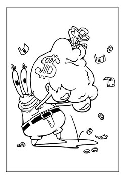 Get your kids excited about money with printable money coloring pages pdf