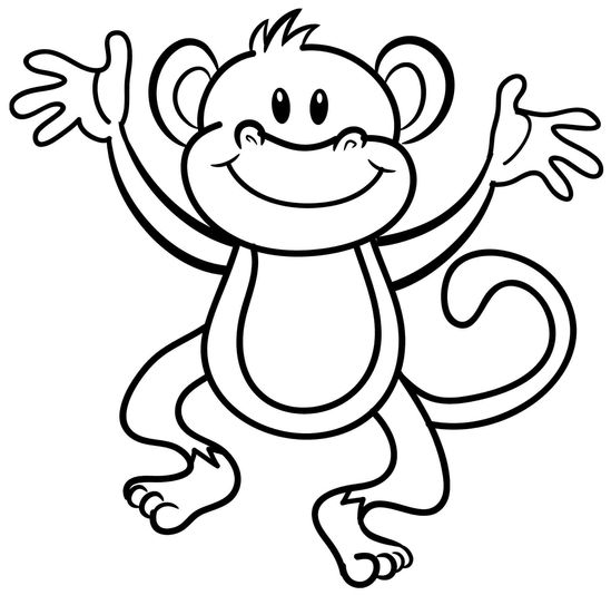 Best monkey coloring pages ideas monkey coloring pages monkey crafts coloring pages