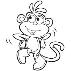 Top free printable monkey coloring pages for kids