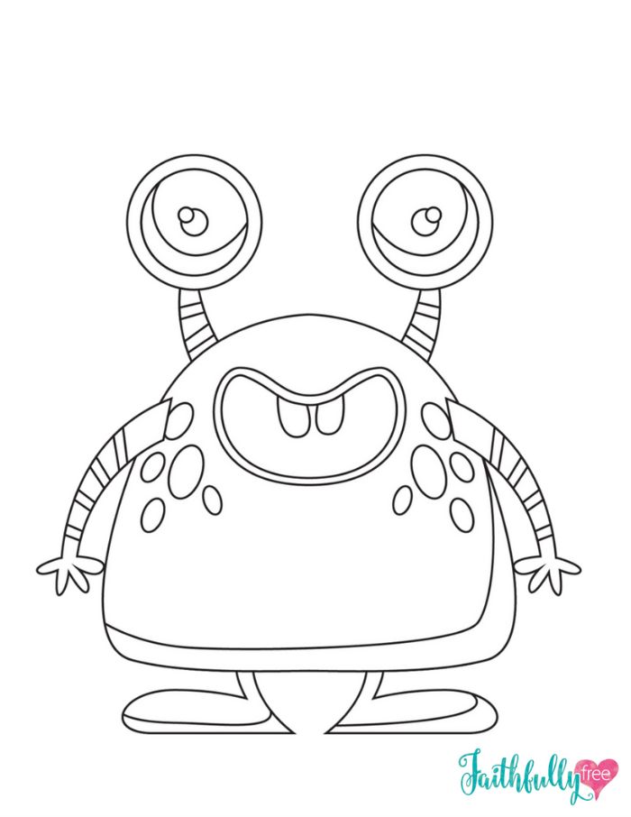 Monster coloring pages free printables pãginas para colorir monstros desenhos de monstros