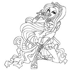 Top monster high coloring pages for your little ones