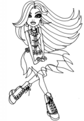 Monster high coloring pages free coloring pages